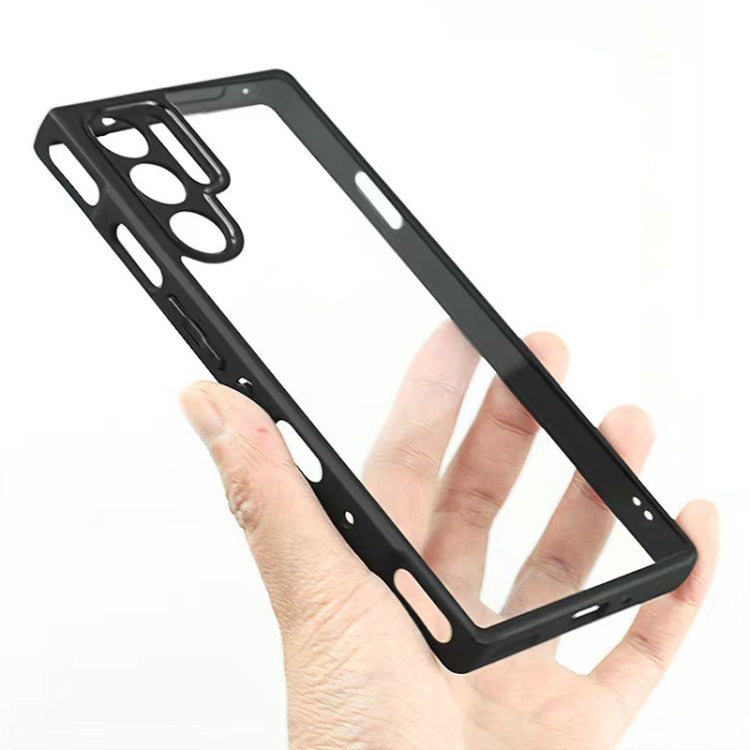 For ZTE nubia Red Magic 9 Pro / 9 Pro+ Frosted TPU + Transparent PC Phone Case(Black) - ZTE Cases by PMC TechLife | Online Shopping South Africa | PMC TechLife