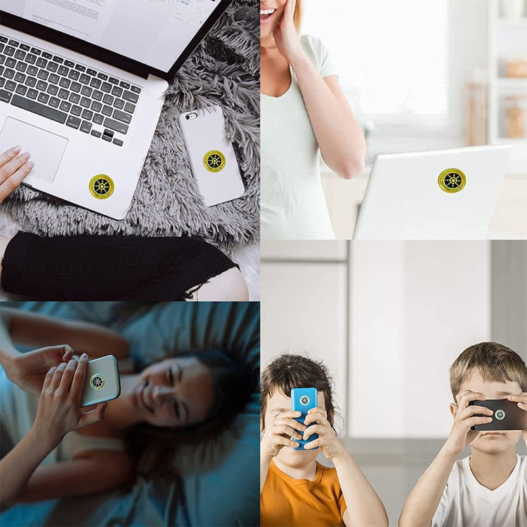 Anti Electromagnetic Radiation Mobile Phone Sticker (Gold) - iPhone Stickers by PMC TechLife | Online Shopping South Africa | PMC TechLife