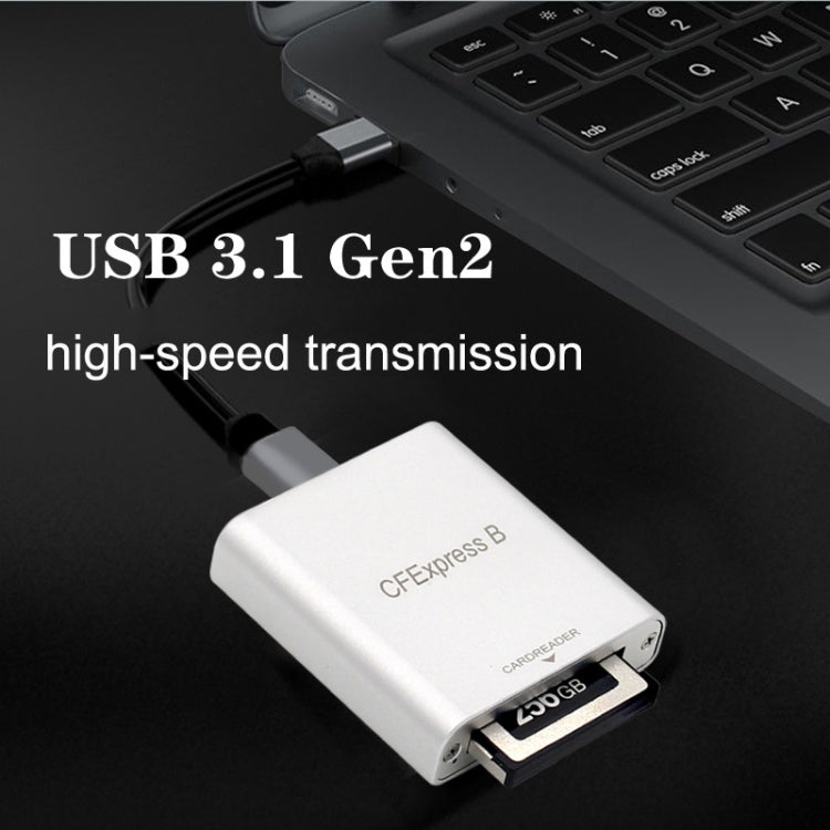 10G High Speed USB3.2 Z6/Z7 1DX3 Wiring CFEXPRESS Card Reader With C-C Line - by PMC Jewellery | Online Shopping South Africa | PMC Jewellery | Buy Now Pay Later Mobicred