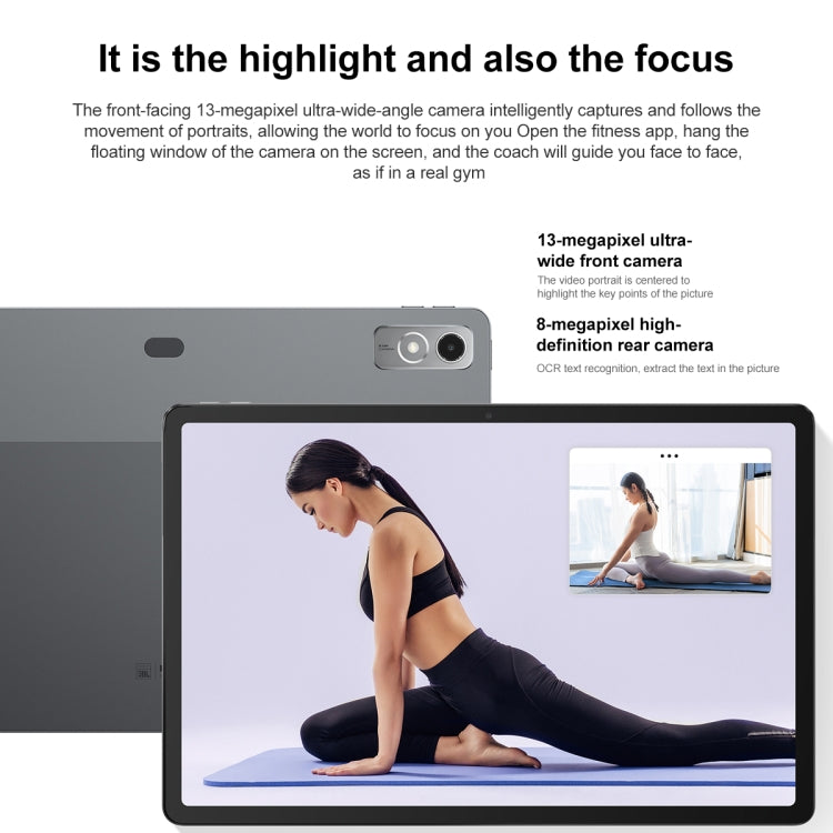 Lenovo Pad Pro 12.7 inch WiFi Tablet, 8GB+128GB, Android 13, Qualcomm Snapdragon 870 Octa Core, Support Face Identification(Dark Grey) - free shipping - PMC TechLife - Order now!