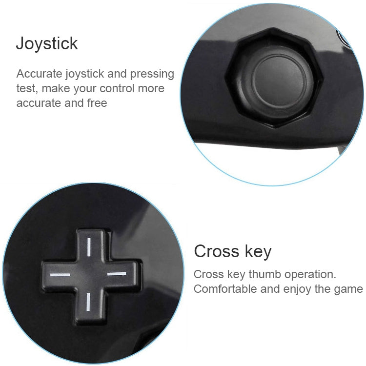 Classic Wired Game Controller Gaming Remote For Nintendo Wii(Black) - Gamepads by PMC TechLife | Online Shopping South Africa | PMC TechLife