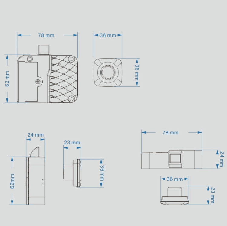 Smart Drawer Locker Fingerprint Lock Household Anti-Theft Lock - free shipping - PMC TechLife - Order now!
