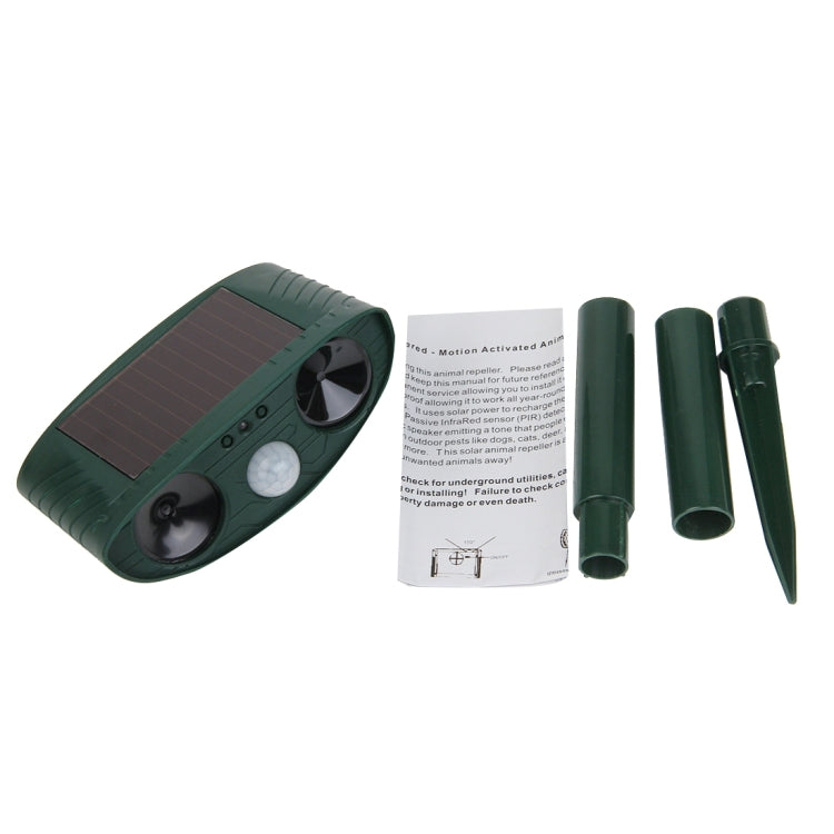 Powerful Ultrasonic Solar-powered Animal Repeller With PIR Sensor & Light Sensor - Outdoor Insect Repellent by PMC TechLife | Online Shopping South Africa | PMC TechLife