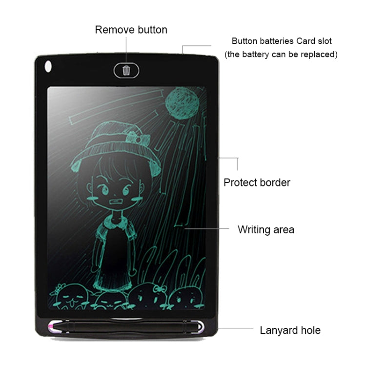 Portable 8.5 inch LCD Writing Tablet Drawing Graffiti Electronic Handwriting Pad Message Graphics Board Draft Paper with Writing Pen(Green) -  by PMc TechLife | Online Shopping South Africa | PMc TechLife | Buy Now Pay Later Mobicred