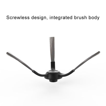 2 PCS Original Xiaomi Mijia Cleaning Robot (CA0579) High Speed Side Brush (Black) - Other Accessories by Xiaomi | Online Shopping South Africa | PMC Jewellery | Buy Now Pay Later Mobicred