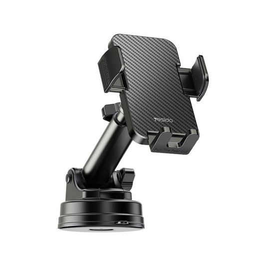 Yesido C173 Suction Cup Type Telescopic Rod Car Phone Holder (Black) - Car Holders by Yesido | Online Shopping South Africa | PMC Jewellery | Buy Now Pay Later Mobicred