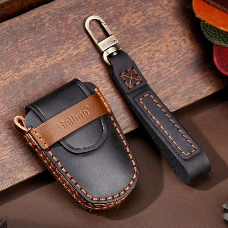 For Cadillac / CT5 / CT6 / XT6 4-button C086 Car Key Leather Protective Case (Black) - Car Key Cases by PMC TechLife | Online Shopping South Africa | PMC TechLife | Buy Now Pay Later Mobicred