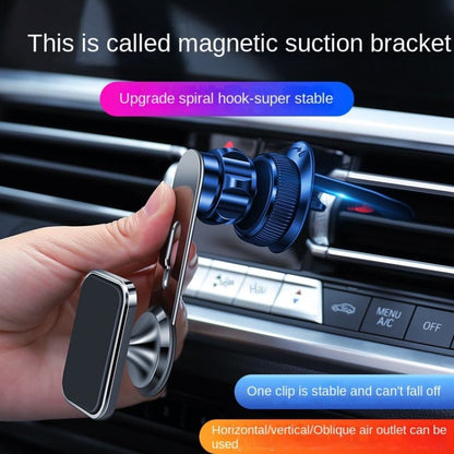 F23 Car Air Outlet Vent Magnetic Phone Navigation Mount Bracket (Silver) - Car Holders by PMC Jewellery | Online Shopping South Africa | PMC Jewellery | Buy Now Pay Later Mobicred