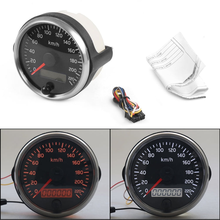 Car Modified 85mm 2 in 1 LCD Instrument Speedometer + Odometer - Clocks & Car Meters by PMC TechLife | Online Shopping South Africa | PMC TechLife | Buy Now Pay Later Mobicred