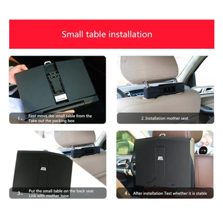 Car Folding Computer Table Chair Back Dining Table - Car Drink Holders by PMC TechLife | Online Shopping South Africa | PMC TechLife | Buy Now Pay Later Mobicred