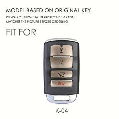 For Kia K4 Hallmo Car Cowhide Leather Key Protective Cover Key Case(Blue) - Car Key Cases by Hallmo | Online Shopping South Africa | PMC Jewellery | Buy Now Pay Later Mobicred