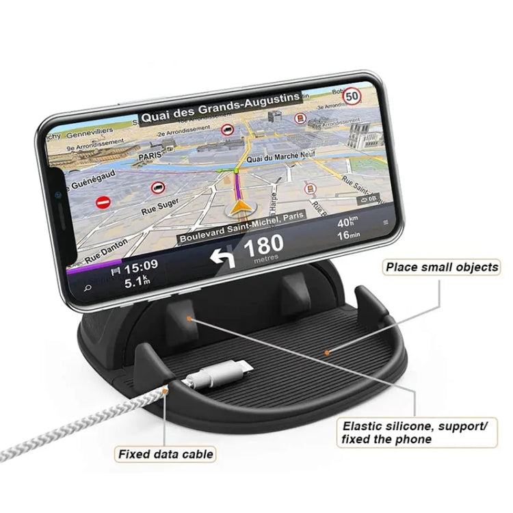 Car Center Console Phone Navigation Holder - Car Holders by PMC Jewellery | Online Shopping South Africa | PMC Jewellery | Buy Now Pay Later Mobicred