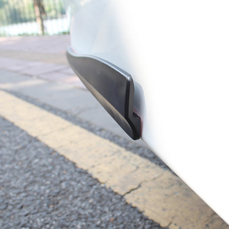 1 Pair Car Solid Color Silicone Bumper Strip, Style: Short (Black) - Anti Collision Sticker by PMC TechLife | Online Shopping South Africa | PMC TechLife | Buy Now Pay Later Mobicred