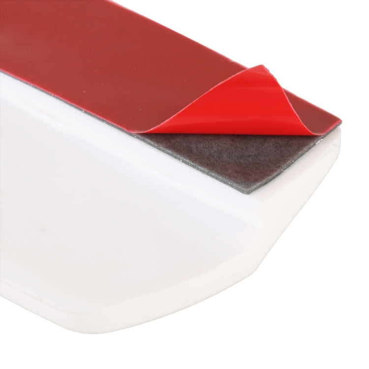 1 Pair Car Solid Color Silicone Bumper Strip, Style: Long (White) - Anti Collision Sticker by PMC TechLife | Online Shopping South Africa | PMC TechLife | Buy Now Pay Later Mobicred