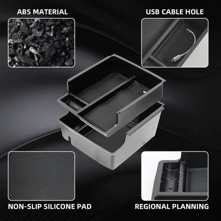 For Ford Bronco 2021 Car Armrest Box Double Layer Storage Box - Stowing Tidying by PMC Jewellery | Online Shopping South Africa | PMC Jewellery