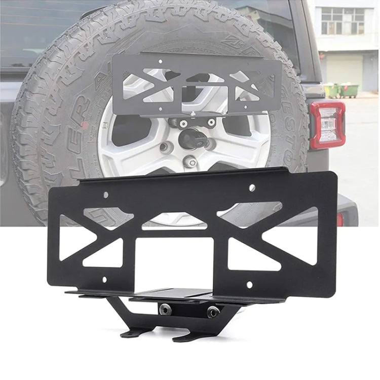 For Jeep Wrangler JL 2018-2019 US Version Car Modified Tire License Plate Frame Mounting Bracket - License Plate Covers & Frames by PMC TechLife | Online Shopping South Africa | PMC TechLife | Buy Now Pay Later Mobicred