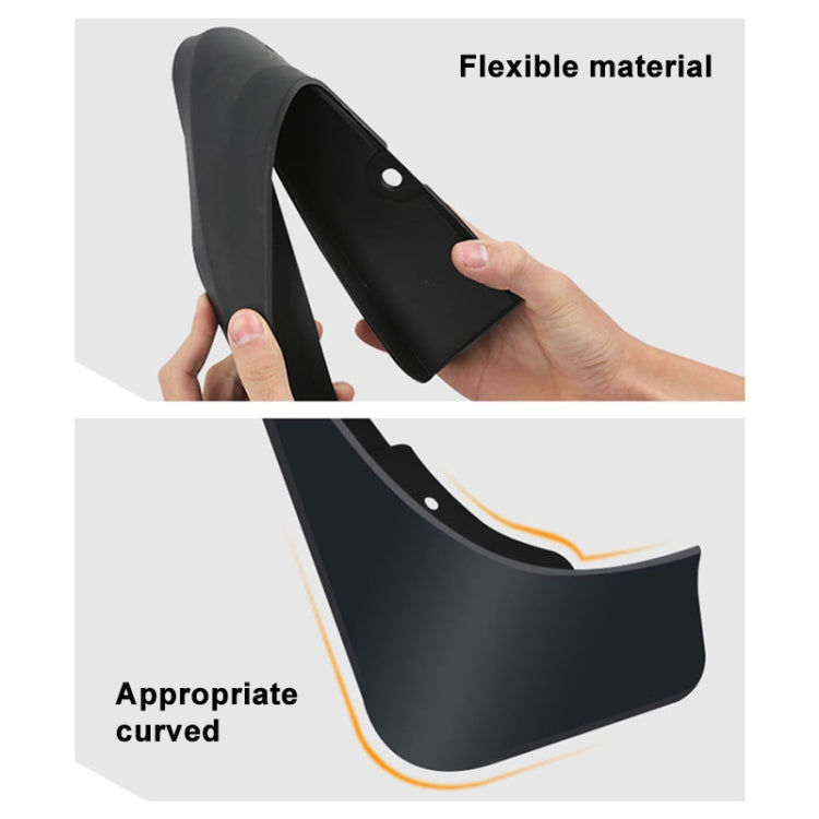 For TESLA MODEL X 2016-2021 4pcs/Set Car Auto Soft Plastic Splash Flaps Fender Guard - free shipping - PMC TechLife - Order now!