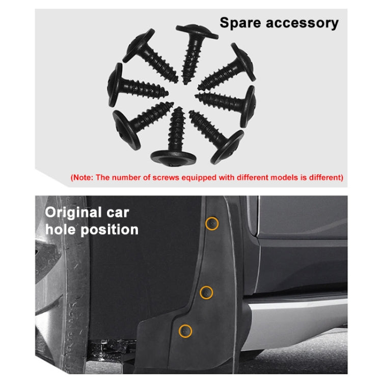 For TESLA MODEL X 2016-2021 4pcs/Set Car Auto Soft Plastic Splash Flaps Fender Guard - free shipping - PMC TechLife - Order now!