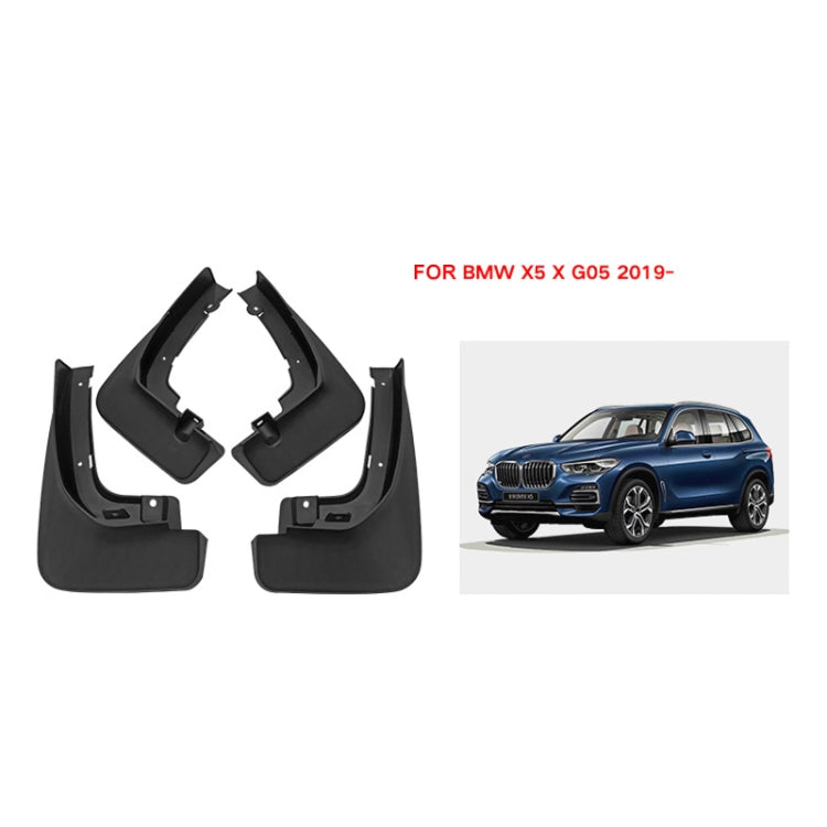 For BMW X5 X G05 2019-2023 4pcs/Set Car Auto Soft Plastic Splash Flaps Fender Guard - Mudguards by PMC Jewellery | Online Shopping South Africa | PMC Jewellery | Buy Now Pay Later Mobicred