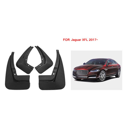 For Jaguar XFL 2016 4pcs/Set Car Auto Soft Plastic Splash Flaps Fender Guard - Mudguards by PMC Jewellery | Online Shopping South Africa | PMC Jewellery | Buy Now Pay Later Mobicred