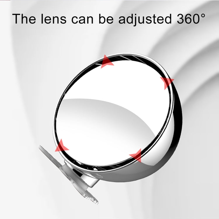 3R-045 Auxiliary Rear View Mirror Car Adjustable Blind Spot Mirror Wide Angle Auxiliary  Side Mirror, Diameter: 70mm (White) - Interior Mirrors by 3R | Online Shopping South Africa | PMC TechLife | Buy Now Pay Later Mobicred
