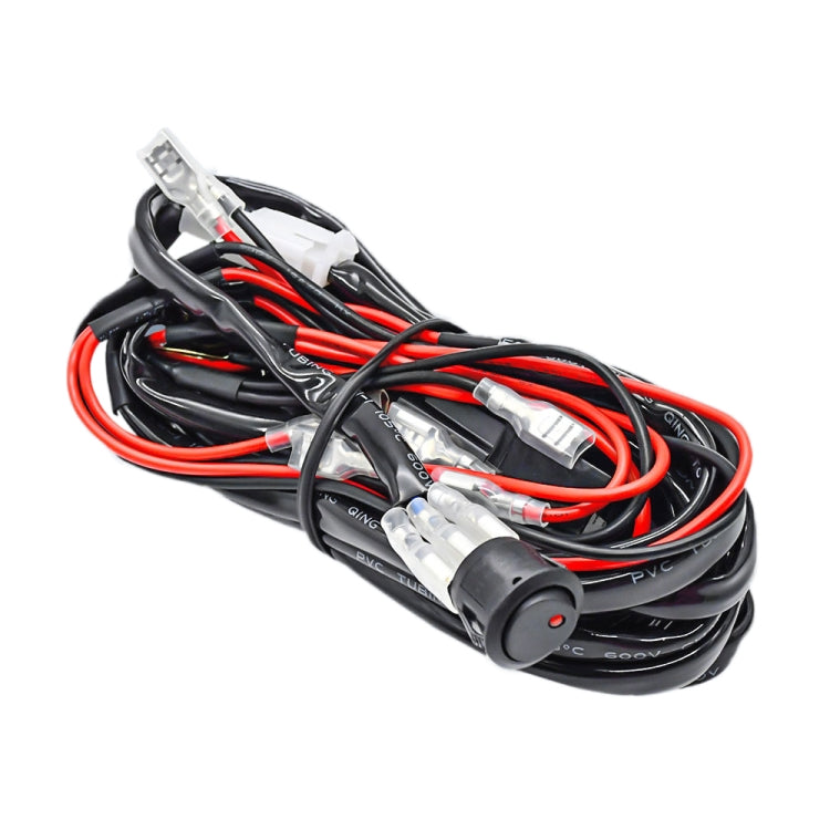 H0009 Off-road Vehicle 300W 4 in 1 Round Waterproof Switch Light Wiring Harness - Wires by PMC Jewellery | Online Shopping South Africa | PMC Jewellery | Buy Now Pay Later Mobicred