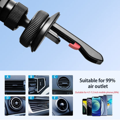 Car Knob Air Outlet Invisible Aluminum Alloy Gravity Holder - Car Holders by PMC Jewellery | Online Shopping South Africa | PMC Jewellery | Buy Now Pay Later Mobicred