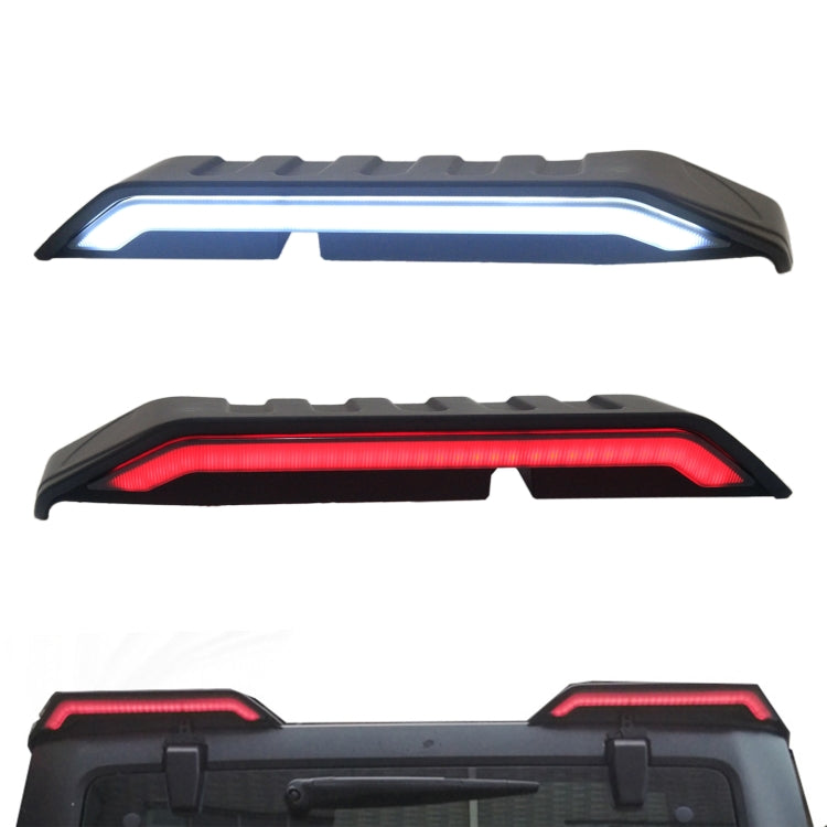 Car Modified Segmented Rear Wing Spoiler with Light for Jeep Wrangler JL 2018+, EU Version - free shipping - PMC TechLife - Order now!
