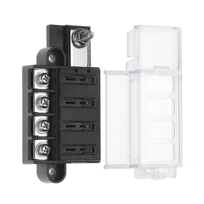 4 Way Fuse Block with Fuses and Terminals - Fuse by PMC Jewellery | Online Shopping South Africa | PMC Jewellery | Buy Now Pay Later Mobicred