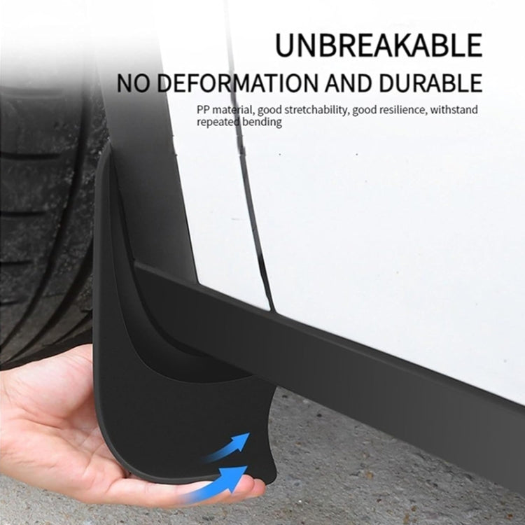 For Tesla Model 3 4 ppcs / Set Car Fenders Mud Flap Modification Accessories - Mudguards by PMC TechLife | Online Shopping South Africa | PMC TechLife | Buy Now Pay Later Mobicred