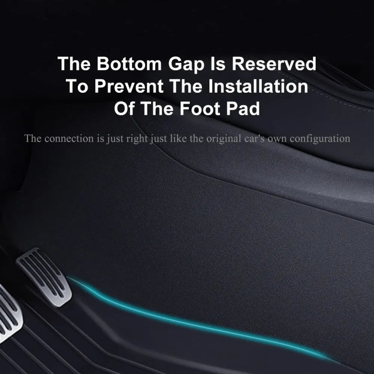 For Tesla Model Y 2pcs / Set Car Center Console Side Anti-Kick Pad - Car Interior Mouldings by PMC TechLife | Online Shopping South Africa | PMC TechLife | Buy Now Pay Later Mobicred