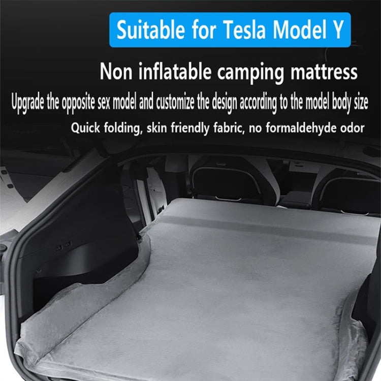 For Tesla Model Y / 3 Car Suede Air-free Mattress - Seat Accessories by PMC TechLife | Online Shopping South Africa | PMC TechLife | Buy Now Pay Later Mobicred