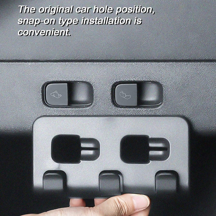 For Tesla Model Y 2021-2023 Car Snap-on Trunk Button Storage Hook - Auto Fastener & Clips by PMC TechLife | Online Shopping South Africa | PMC TechLife | Buy Now Pay Later Mobicred