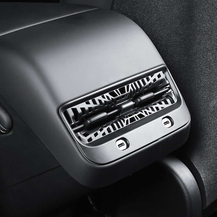For Tesla Model Y 2021-2023 Car Rear Air Conditioning Outlet Protective Cover - Air Conditioning System by PMC TechLife | Online Shopping South Africa | PMC TechLife | Buy Now Pay Later Mobicred