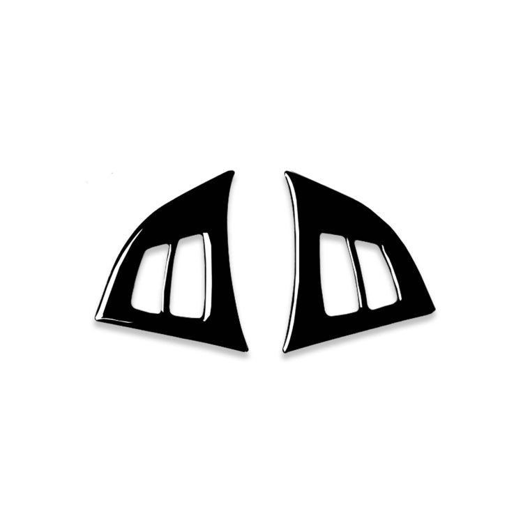 Car Steering Wheel Buttons Decorative Sticker for BMW E70 X5 2008-2013, Left and Right Drive Universal(Black) - Car Interior Mouldings by PMC TechLife | Online Shopping South Africa | PMC TechLife | Buy Now Pay Later Mobicred