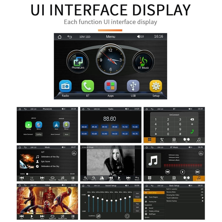 B5300 7 inch Wireless CarPlay Car Bluetooth MP5 Player, Support Mobile Phone Interconnection with Remote Control - Car MP3 & MP4 & MP5 by PMC TechLife | Online Shopping South Africa | PMC TechLife | Buy Now Pay Later Mobicred