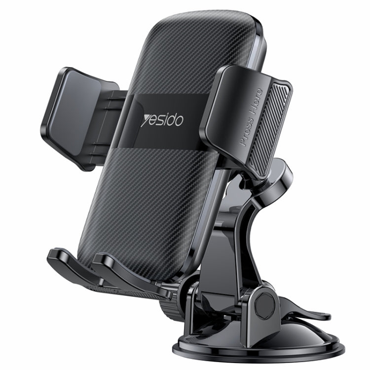Yesido C175 Mini Suction Cup Type Mechanical Phone Clip Car Holder - Universal Car Holders by Yesido | Online Shopping South Africa | PMC TechLife | Buy Now Pay Later Mobicred
