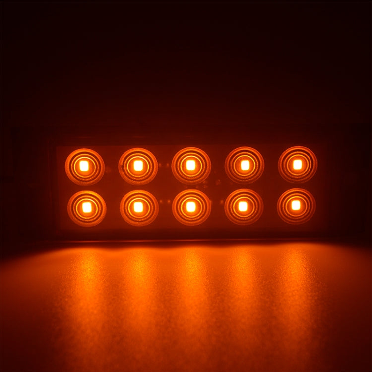 2pcs Car / Truck 10LEDs Side Marker Indicator Lights Bulb Lamp (Orange) - Clearance Lights by PMc TechLife | Online Shopping South Africa | PMc TechLife | Buy Now Pay Later Mobicred
