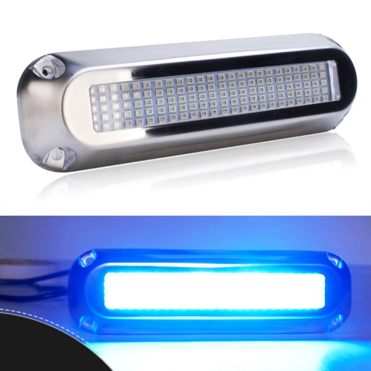 Ship / Yacht 10-30V 120LEDs Waterproof Stainless Steel Underwater Light (Blue Light) - Marine Accessories & Parts by PMC TechLife | Online Shopping South Africa | PMC TechLife | Buy Now Pay Later Mobicred
