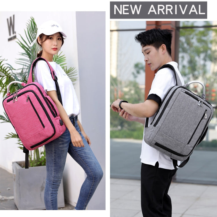 cxs-620 Multifunctional Oxford Laptop Bag Backpack (Light Grey) - Backpack by PMC Jewellery | Online Shopping South Africa | PMC Jewellery | Buy Now Pay Later Mobicred