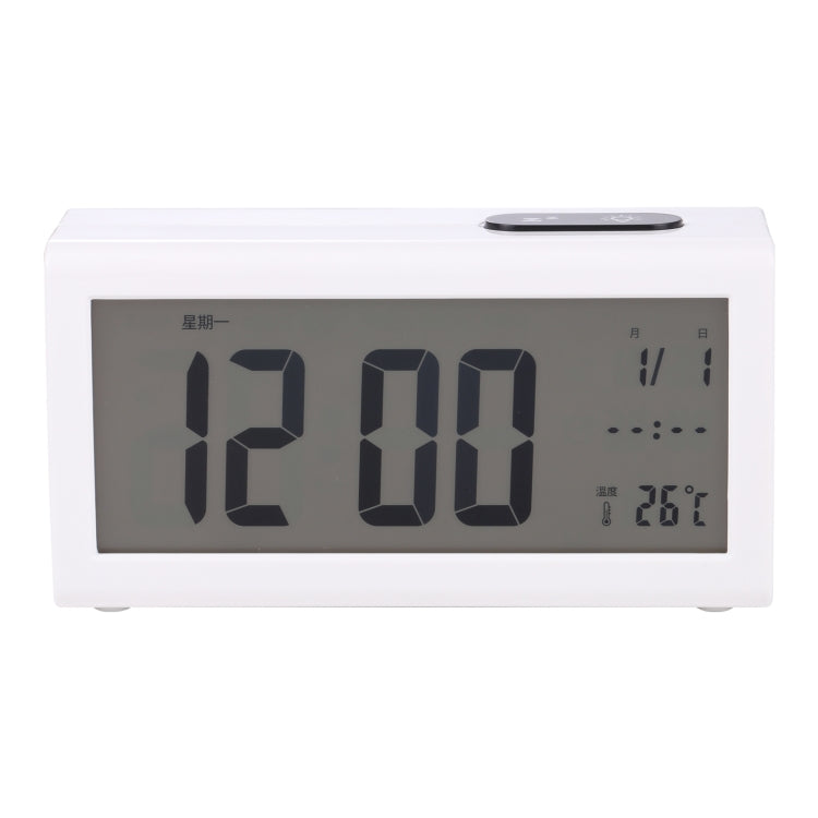 AQ122 LED Display Alarm Clock (White) - Alarm Clocks by PMc TechLife | Online Shopping South Africa | PMc TechLife | Buy Now Pay Later Mobicred