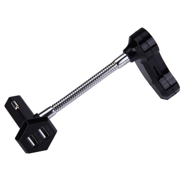 GT86 Dual USB Charger Car Bluetooth FM Transmitter Kit, Support LCD Display / TF Card Music Play / Hands-free(Black) - free shipping - PMC TechLife - Order now!