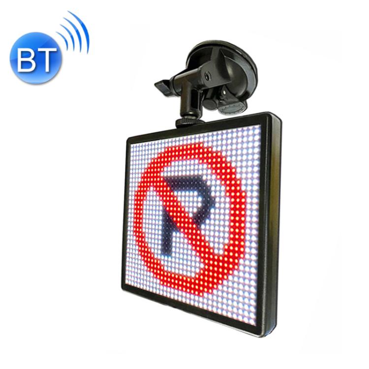 32x32 Pixel Full Color Wireless Bluetooth APP Control Emoticon Smile Faces LED Car Sign LED Display Lighting Board - Car Monitor by PMc TechLife | Online Shopping South Africa | PMc TechLife | Buy Now Pay Later Mobicred