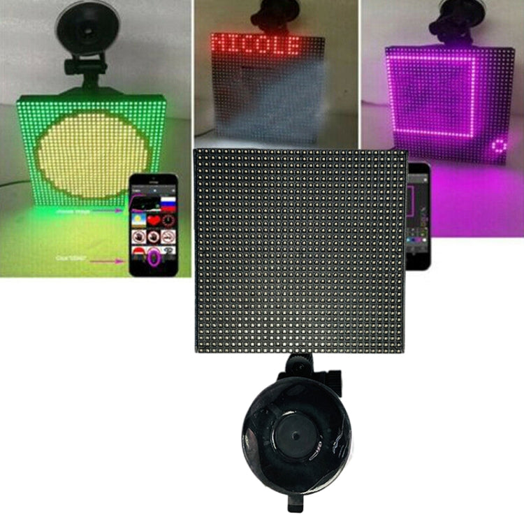 32x32 Pixel Full Color Wireless Bluetooth APP Control Emoticon Smile Faces LED Car Sign LED Display Lighting Board - Car Monitor by PMc TechLife | Online Shopping South Africa | PMc TechLife | Buy Now Pay Later Mobicred