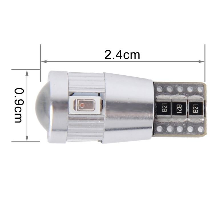 2 PCS T10 3W 6 SMD-5630 LEDs Error-Free Canbus Car Clearance Lights Lamp, DC 12V(Red Light) - Clearance Lights by PMC TechLife | Online Shopping South Africa | PMC TechLife | Buy Now Pay Later Mobicred