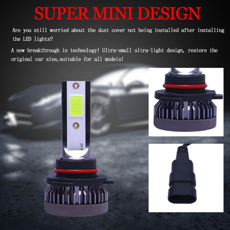 2 PCS H11 DC9-36V / 36W / 8000K / 6000LM IP68 Car / Motorcycle Mini COB LED Headlight Lamps / Fog Light(Ice Blue Light) - LED Headlamps by PMC Jewellery | Online Shopping South Africa | PMC Jewellery | Buy Now Pay Later Mobicred