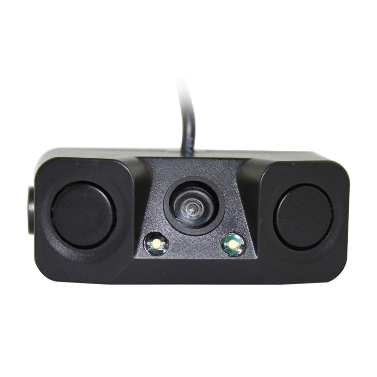 PZ-451 Car Camera LED Lights Parking Sensor 3 in 1  Night Vision Camera Monitor with Buzzer,DC 12V, 720 x 504 pixels,Lens Angle:120 degree - Rear View Cameras by PMC Jewellery | Online Shopping South Africa | PMC Jewellery | Buy Now Pay Later Mobicred