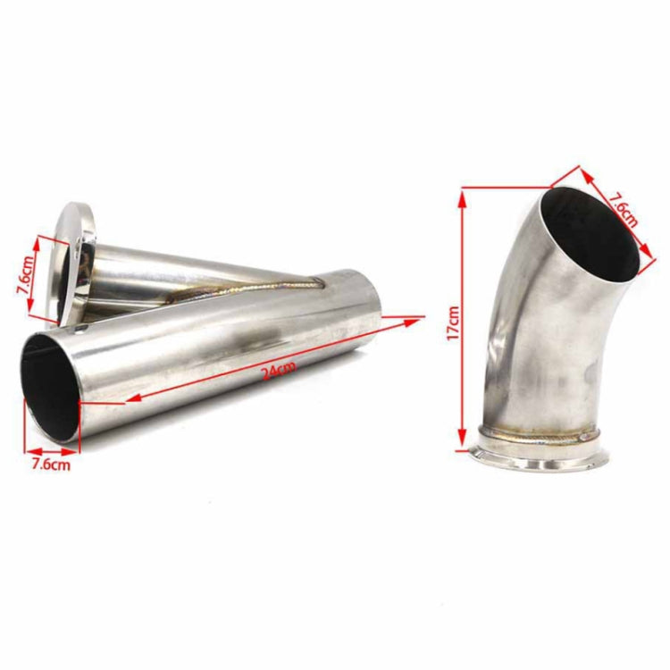 Stainless Steel Car Remote Control Electric Exhaust Valve Pipe Set, Size: 3 inch - Exhaust Pipes by PMC Jewellery | Online Shopping South Africa | PMC Jewellery | Buy Now Pay Later Mobicred