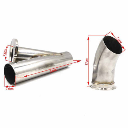 Stainless Steel Car Remote Control Electric Exhaust Valve Pipe Set, Size: 3 inch - Exhaust Pipes by PMC Jewellery | Online Shopping South Africa | PMC Jewellery | Buy Now Pay Later Mobicred