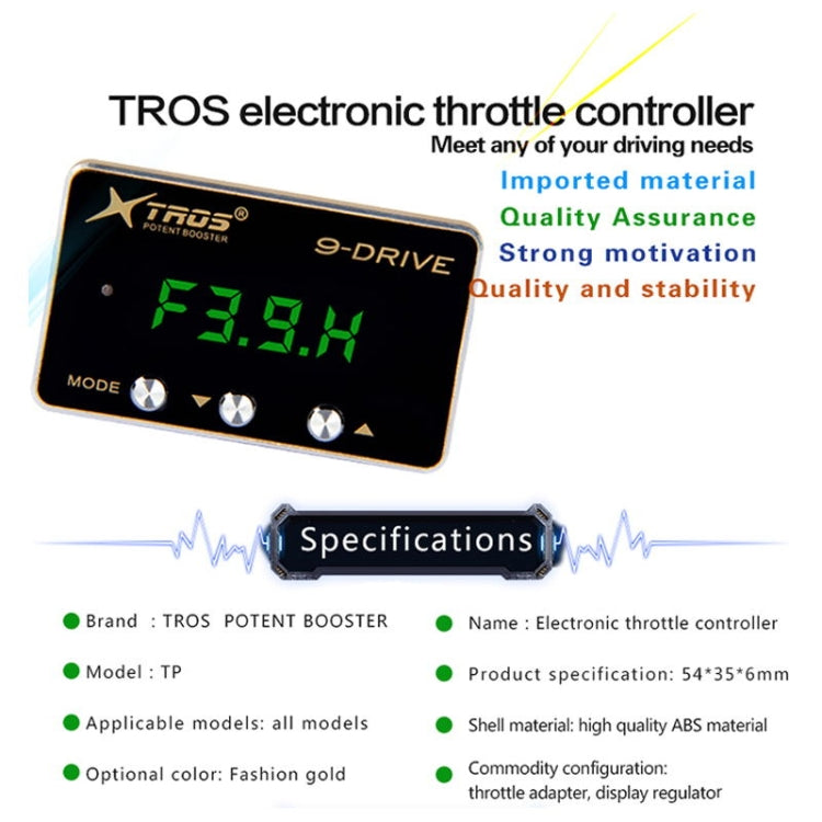 TROS TP 9-Drive Electronic Throttle Controller for Toyota Hilux Vigo 2006-2016 - Car Modification by TROS | Online Shopping South Africa | PMC Jewellery | Buy Now Pay Later Mobicred